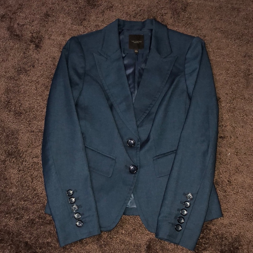 The Limited Navy Blue Blazer Size O
